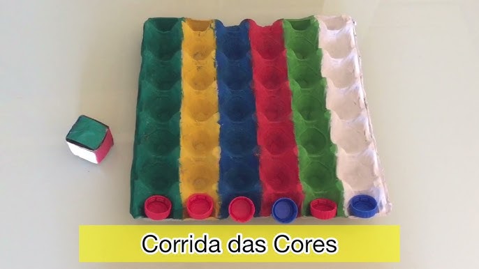 Como fazer um jogo incrível com papelão e tampinhas de garrafas