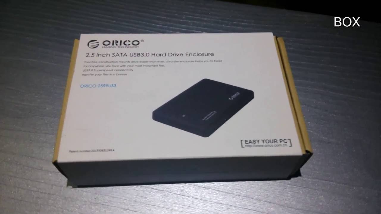 SSD BOX ORICO 2599US3-V1 2.5” - YouTube