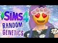 SHE'S SO PRETTY!! | The Sims 4 Random Genetics Challenge - CAS