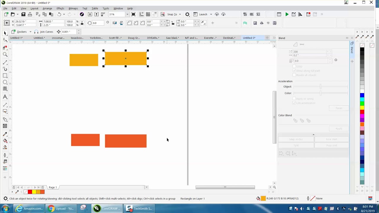 Corel Draw Tips & Tricks Blend Problem and how to fix part 2 - YouTube