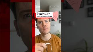 Celebrity Note found in Luigi Mangione’s sock before his court appearance for alleged CEO killing. #BBCNews Profile