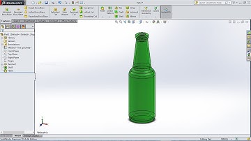 SolidWorks tutorial Bottle