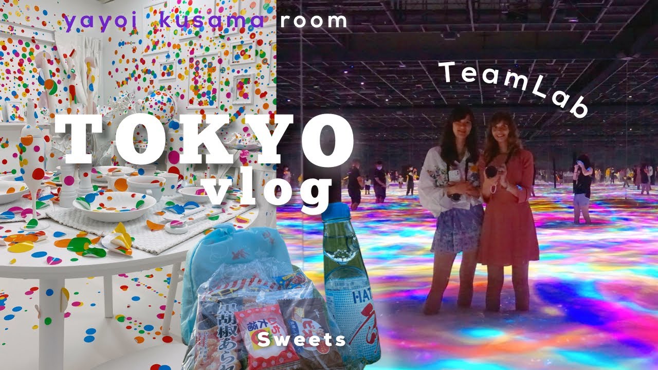 TOKYO VLOG 56. TeamLab Yayoi Kusama Room, Recording a Podcast