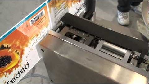 In-Line Labeling Equipment 3Vee Model 1000VGF Test and HSC Test