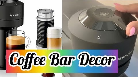 NESPRESSO VERTUO NEXT UNBOXING, DEMO AND SET UP |COFFEE STATION #nespresso #matteblack #aerocinno3