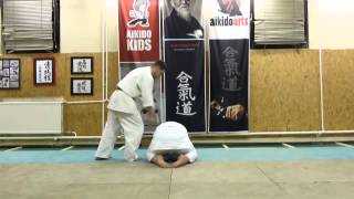 front breakfall /társon átesés előre [TUTORIAL] Aikido empty hand basic technique