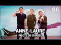 Le qg 73  labeeu  guillaume pley avec annelaure pilote de chasse