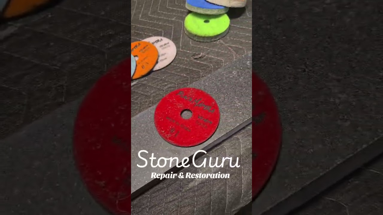 Venom Black Mamba 3-Step Diamond Polishing Pads for Dark Quartz