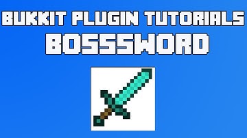 Bukkit Plugin Showcase - BossSword