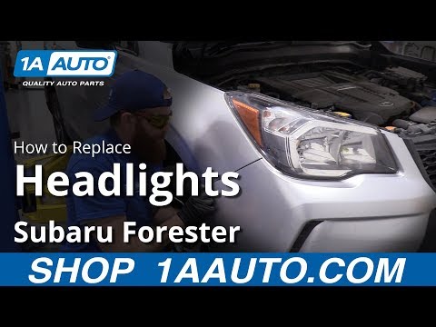 How to Replace Headlights 2014-16 Subaru Forester