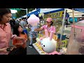 솜사탕 장인의 캐릭터 솜사탕 cotton candy 푸드톡[food talk]