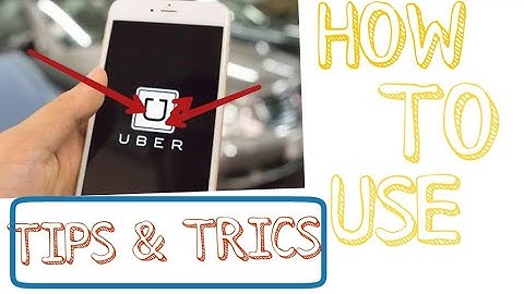 how to use Uber application blind