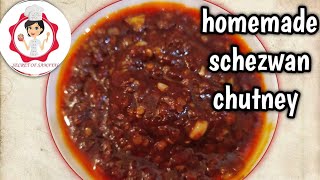 10 Mins Schezwan Chutney | Homemade Schezwan Chutney in tamil | How To Make Schezwan Chutney at home