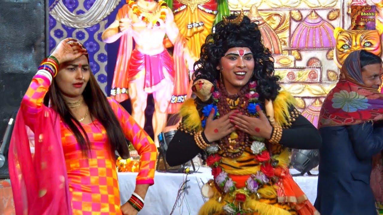 Shivani danced with Shiva Parvati on the day of Maha Shivratri Beautiful Shiv Parvati Jhanki 2019