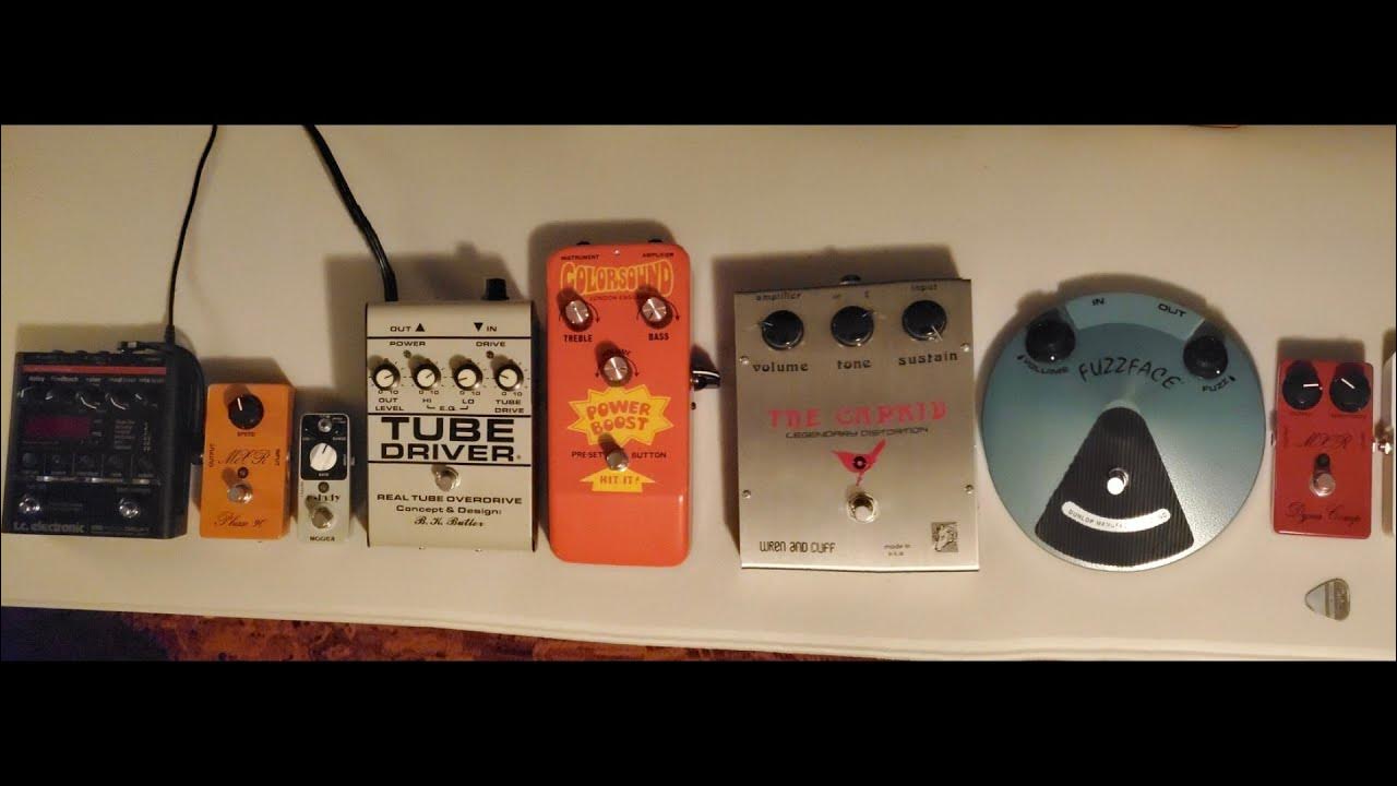 my David Gilmour Pink Floyd pedal board. YouTube