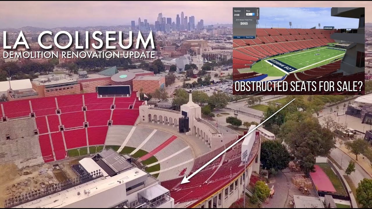 Seating Chart La Coliseum Rams