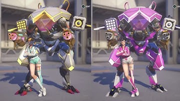 Dva Skin Gentle Tokki Fuchsia & Aqua | Gentle Monster D.Va Bundle [Overwatch 2]
