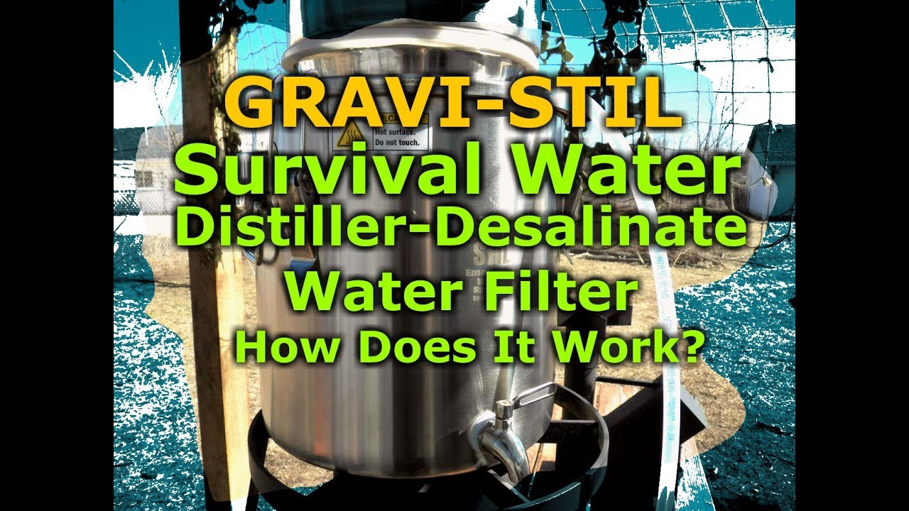 Gravi Stil 2-in-1 Survival Water System (Water Distiller + Gravity Wat