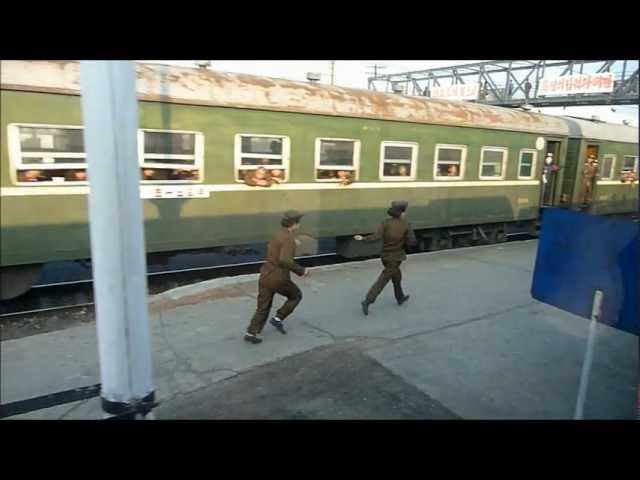 Inside North Korea by an American Tourist - Part 1 of 4 HD (TRAIN PORTION) class=