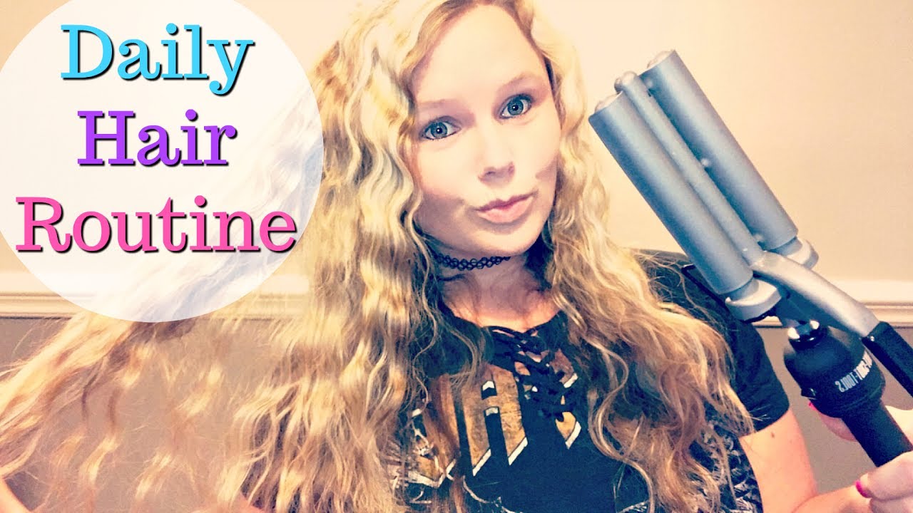 Daily Hair Routine | Wavy Hair Tutorial 