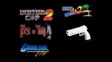 How to play Model 2 Gun Games with Wiimote! (Tutorial + Gameplay)