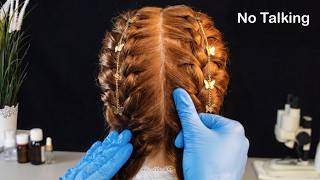 Soft Touches & Gentle Scalp Check for Tingles & Sleep (No Talking) screenshot 2