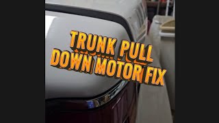 Trunk Pull Down Motor Fix Lincoln Town Car screenshot 5