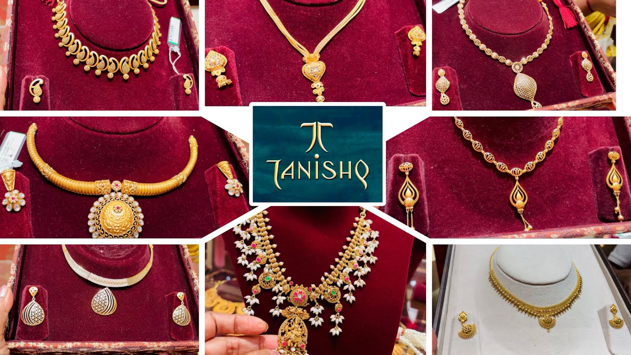 Tanishq Explore Exquisite 💫Collection of Necklace set design with price | Tanishq Gold Necklace set