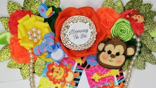 Safari Maternity Sash - Maternity Sash - Baby shower - pregnancy