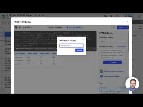 GPT SQL Builder for Google Sheets: Use AI to Simplify SQL Imports