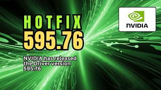 Nvidia 595.76 Hotfix Driver