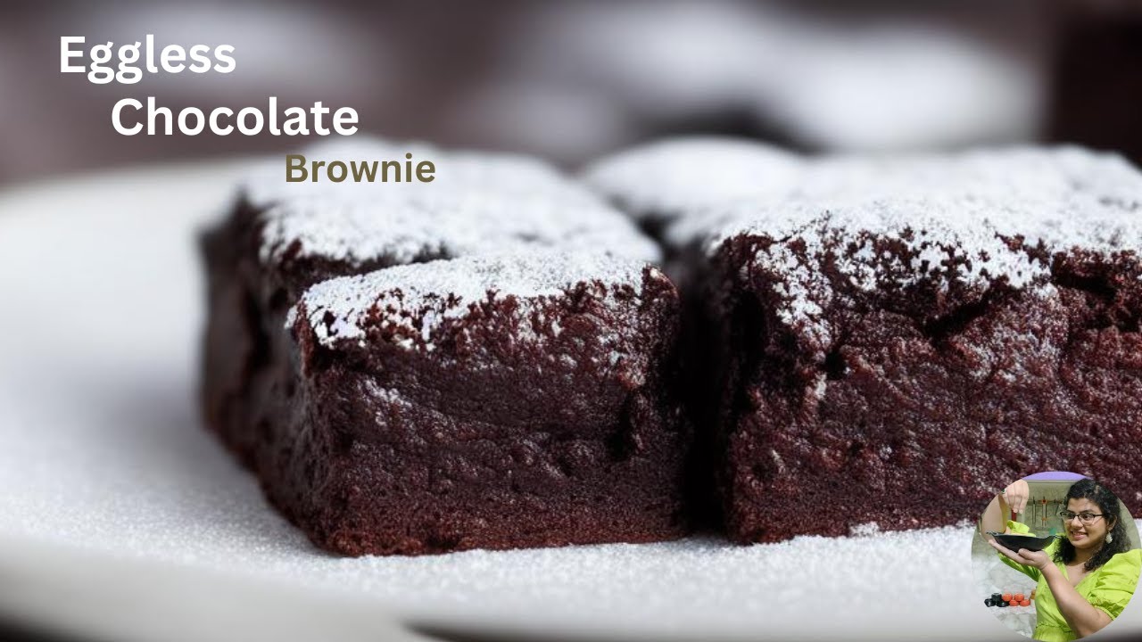 Eggless Brownie Perfect Fudgy Chocolate Brownie YouTube