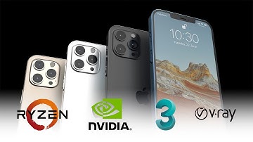 iPhone 12 Max Pro Modeling And Texturing - 3ds Max, V-Ray