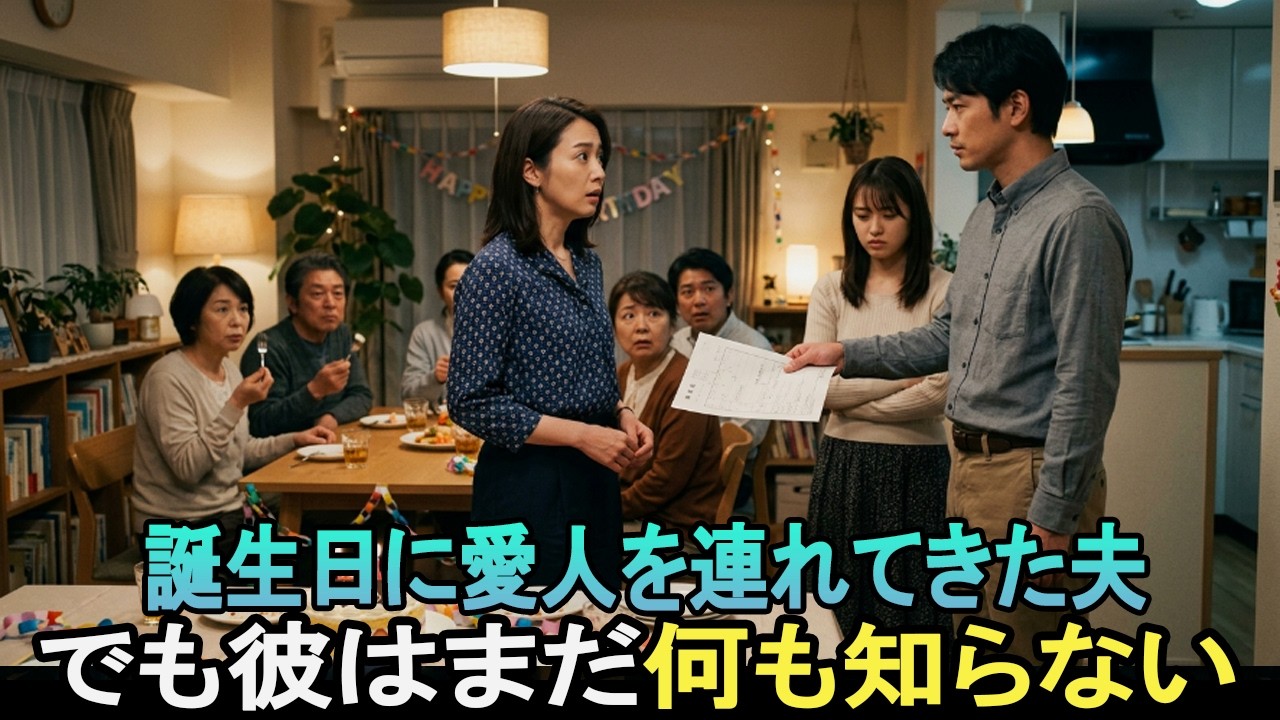 私の誕生日パーティーに愛人を連れて来て離婚届を突き付けた夫。でもその日、彼が本当に失うものをまだ知らなかった。