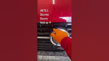 Hidden electrical hook up point. Don’t spoil the look of your VW van!