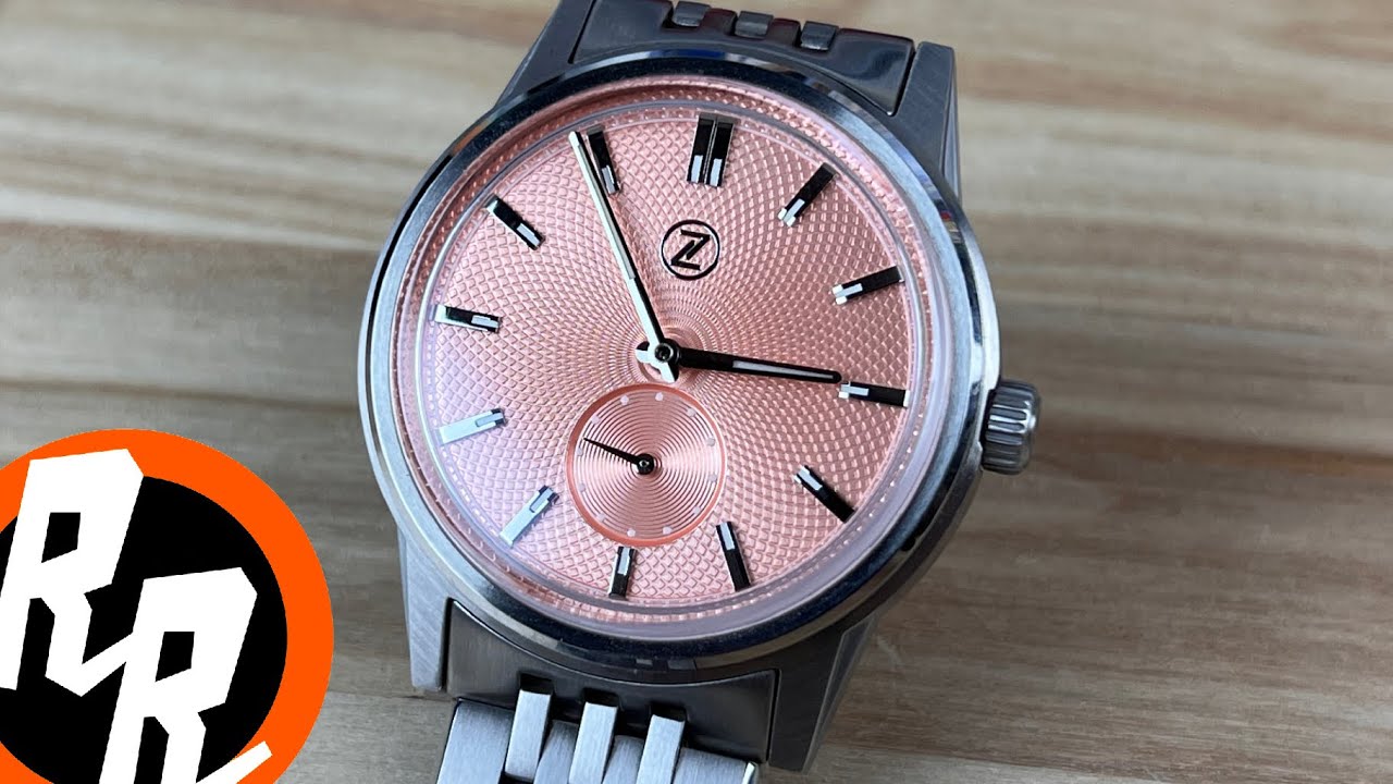 Zelos Nova 38mm Salmon Dial - YouTube