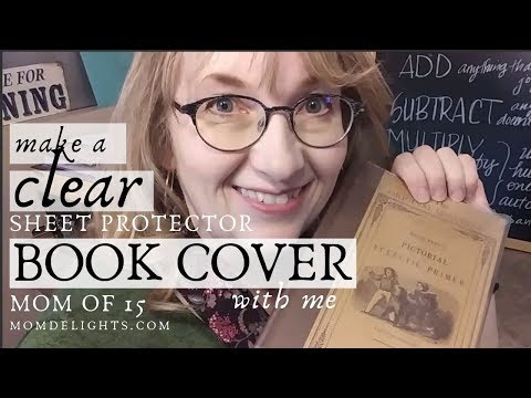 How to Make a Clear Book Cover With a Protector Sheet
