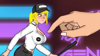 Vanessa and Giant Hand (FNAF Security Breach)