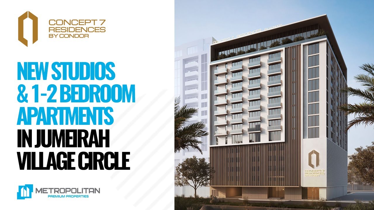 Condor Concept 7 JVC Apartments for Sale in Dubai, Jumeirah Village Circle (JVC)