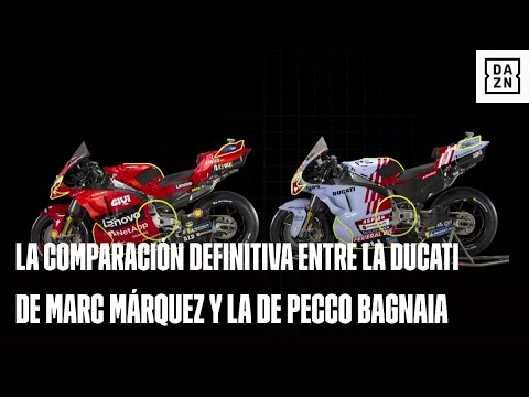 Comparamos la Ducati 2023 de Marc Márquez con la Ducati 2024 de Pecco Bagnaia