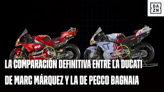 Comparamos la Ducati 2023 de Marc Márquez con la Ducati 2024 de Pecco Bagnaia