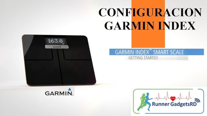 Garmin Index S2, báscula inteligente con conectividad inalámbrica, mide la  grasa corporal, los músculos, la masa ósea, el agua corporal % y más, color