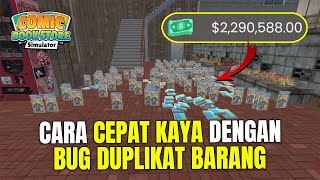 CARA CEPAT KAYA DENGAN BUG DUPLIKAT BARANG MAHAL DI GAME COMIC BOOK STORE SIMULATOR screenshot 5
