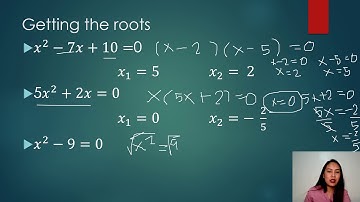 Characterizing and Describing the Roots of Quadratic Equations