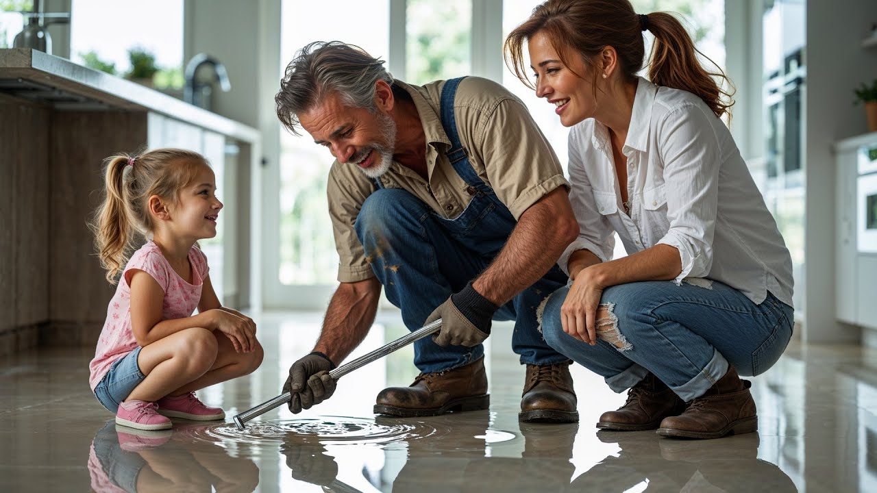 Poor Dad Helped Woman Fix Her Sink, Not Knowing The Millionaire's Heart Was Overflowing