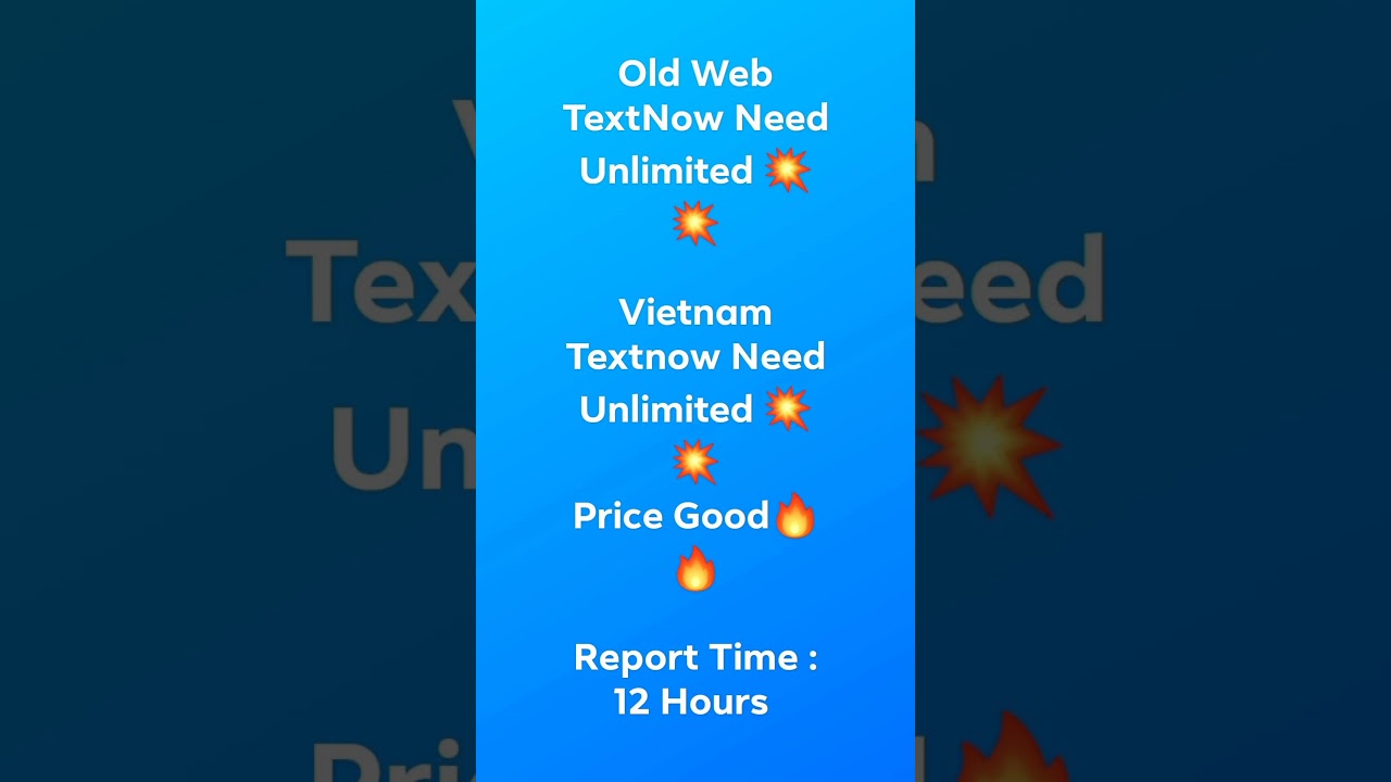 🛒 Best TextNow Deal — Real Seller | Contact Link in Description!