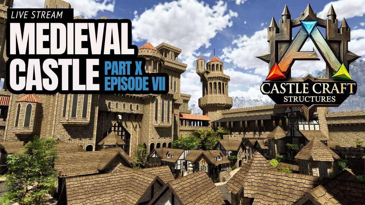 Lets Build A Medieval Castle - Ark Survival Ascended - YouTube