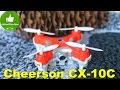 ✔ Cheerson CX-10C нано квад с камерой -Обзор на Русском! Banggood!