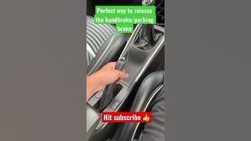 Thumbnail of Perfect way to release your handbrake/parking brake #shorts