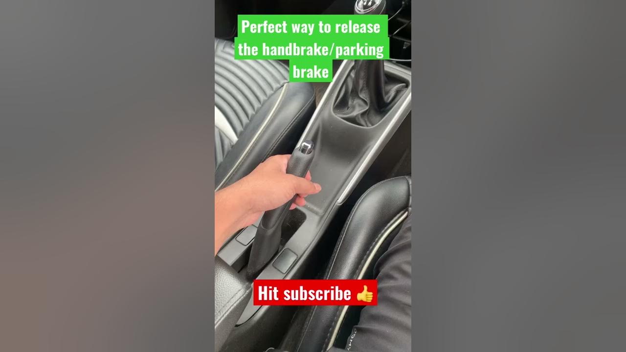 Perfect way to release your handbrake/parking brake #shorts
